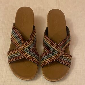 Skechers Multicolor Woven Sandals